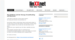 Desktop Screenshot of linxxnet.de